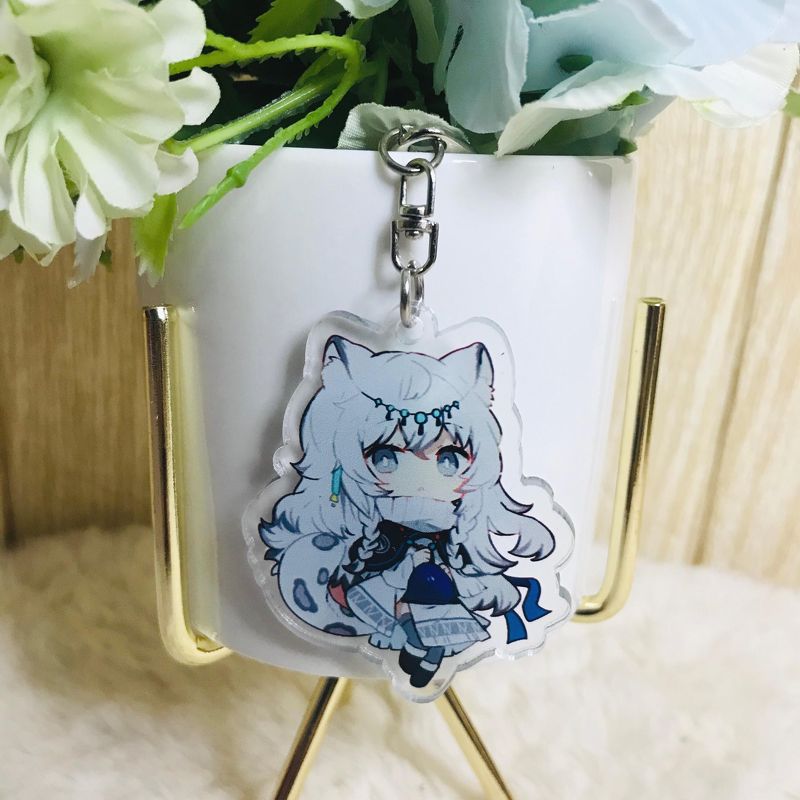 ( Mica trong ) Móc khóa Arknights quà tặng xinh xắn dễ thương anime chibi