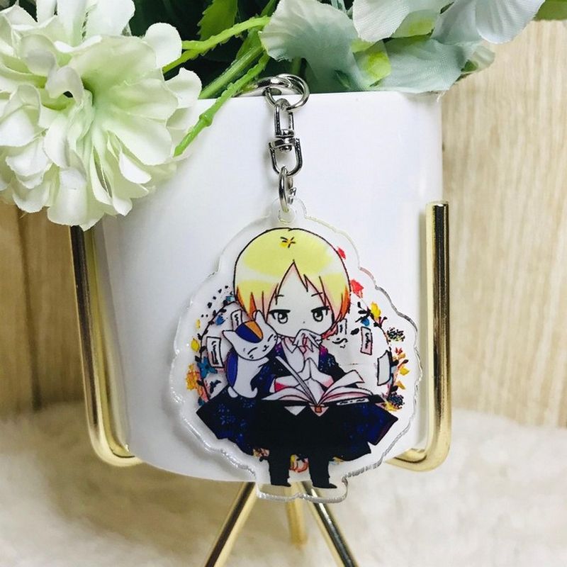 ( Mica trong ) Móc khóa Natsume Yuujinchou quà tặng xinh xắn dễ thương anime chibi