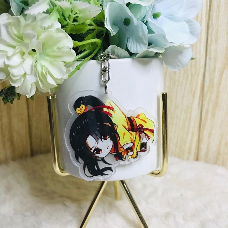 ( Mica trong ) Móc khóa Ma đạo tổ sư ver treo người quà tặng xinh xắn dễ thương anime chibi