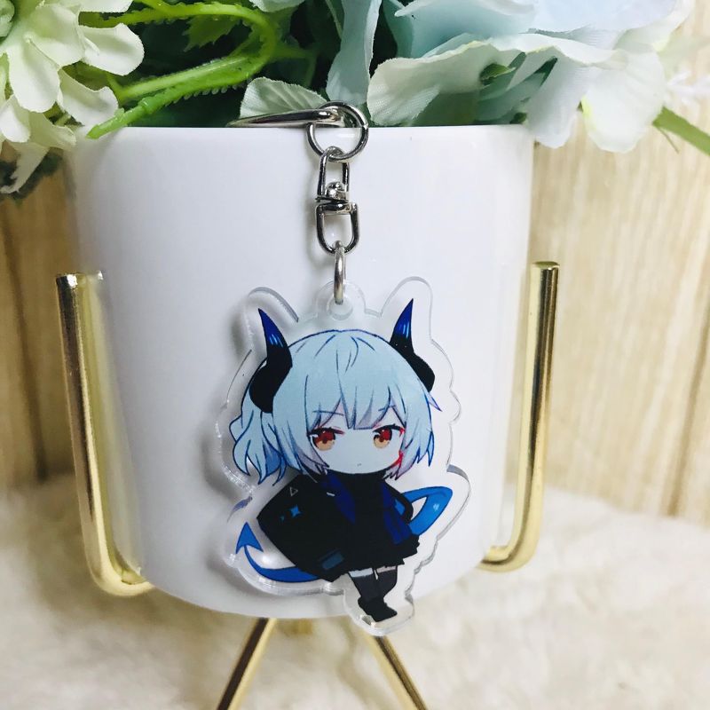 ( Mica trong ) Móc khóa Arknights quà tặng xinh xắn dễ thương anime chibi