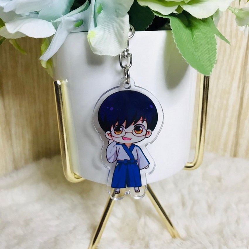 ( Mica trong ) Móc khóa Gintama quà tặng xinh xắn dễ thương anime chibi