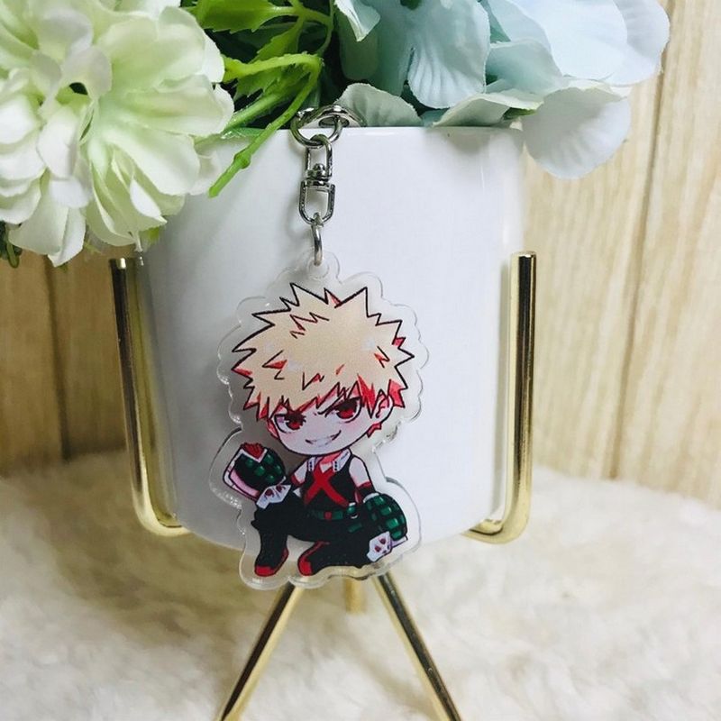 ( Mica trong ) Móc khóa Boku no Hero Academia ver ngồi quà tặng xinh xắn dễ thương anime chibi