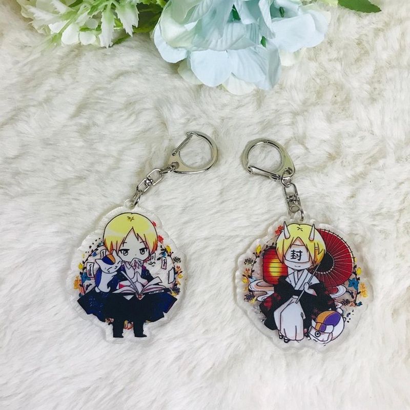 ( Mica trong ) Móc khóa Natsume Yuujinchou quà tặng xinh xắn dễ thương anime chibi