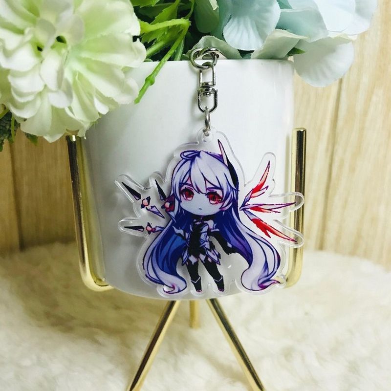 ( Mica trong ) Móc khóa Honkai impact 3 quà tặng xinh xắn dễ thương anime chibi