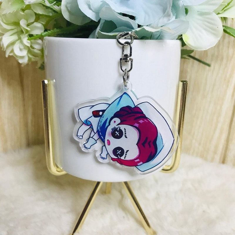 ( Mica trong ) Móc khóa Identity V Nhân cách thứ năm ver treo người quà tặng xinh xắn dễ thương anime chibi