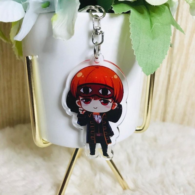 ( Mica trong ) Móc khóa Gintama quà tặng xinh xắn dễ thương anime chibi