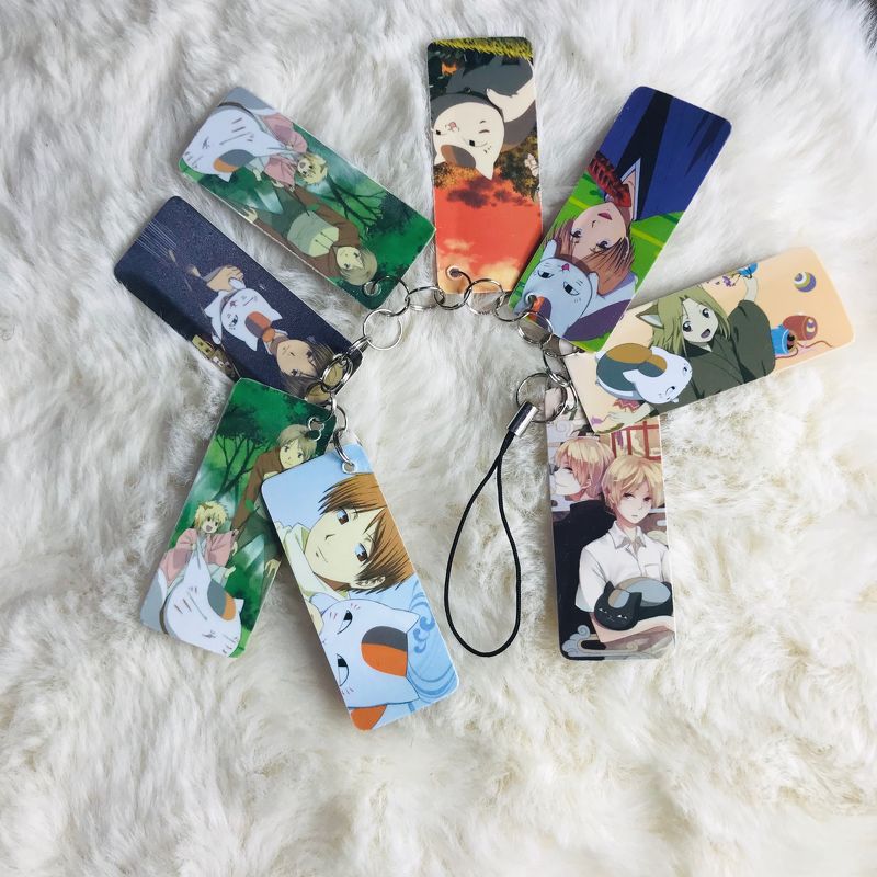 Móc khóa chùm Quyển sách của Natsume in hình anime chibi quà tặng xinh xắn dễ thương