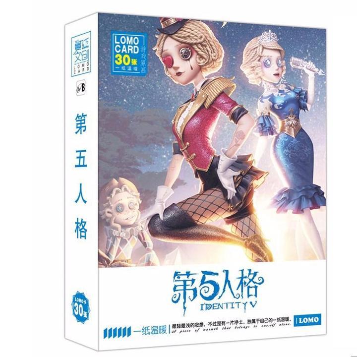Hộp ảnh Lomo card Identity V Nhân Cách Thứ Năm bộ hình 30 ảnh in hình anime chibi