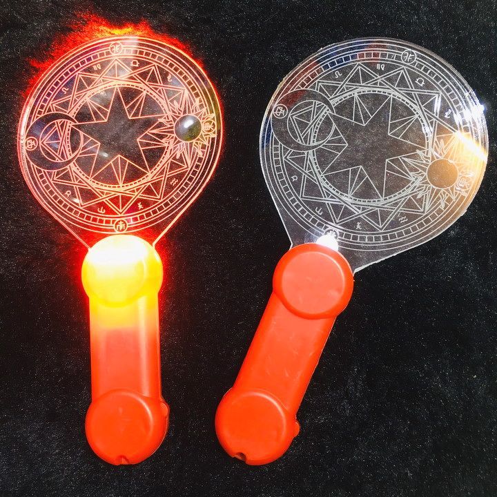 Lightstick Sakura Thủ lĩnh thẻ bài bản mỏng đèn cổ vũ ánh sáng quà tặng trang trí xinh xắn anime chibi