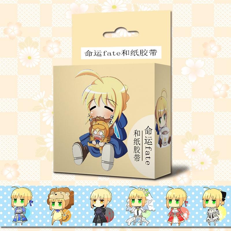 Băng dính Fate / Grand Order washi tape trang trí hoạ tiết in hình anime chibi