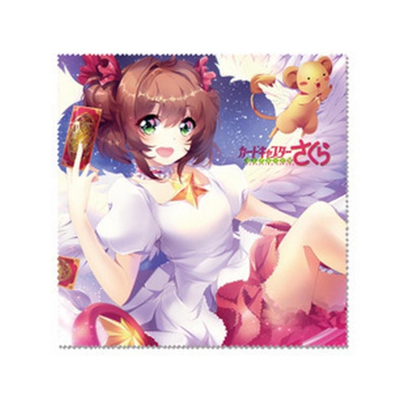 Khăn lau kính Sakura Cardcaptor Thủ lĩnh thẻ bài ảnh đẹp in hình anime chibi quà tặng xinh xắn dễ thương