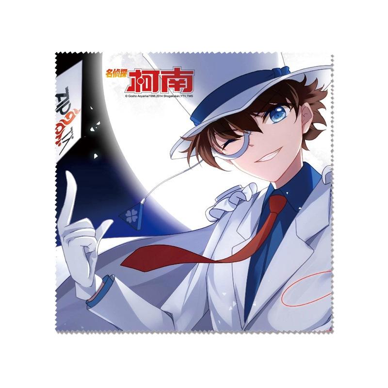 Khăn lau kính Conan Thám Tử Lừng Danh ảnh đẹp in hình anime chibi quà tặng xinh xắn dễ thương