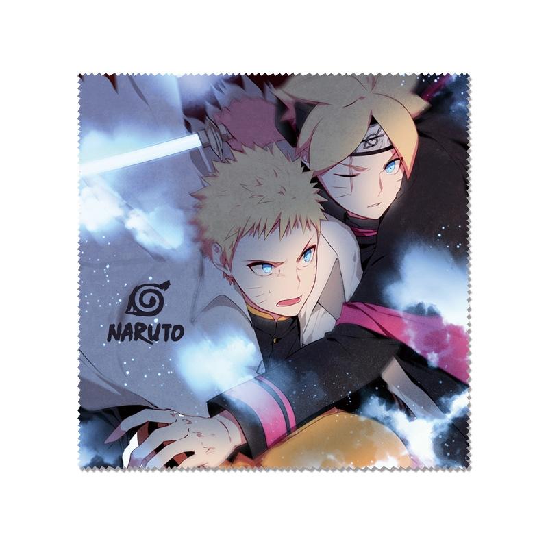 Khăn lau kính Naruto Shippuuden Boruto ảnh đẹp in hình anime chibi quà tặng xinh xắn dễ thương