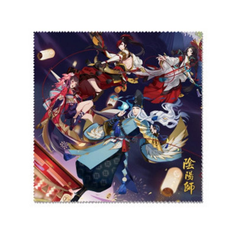 Khăn lau kính Âm Dương Sư ảnh đẹp in hình anime chibi quà tặng xinh xắn dễ thương