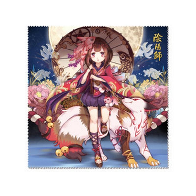 Khăn lau kính Âm Dương Sư ảnh đẹp in hình anime chibi quà tặng xinh xắn dễ thương