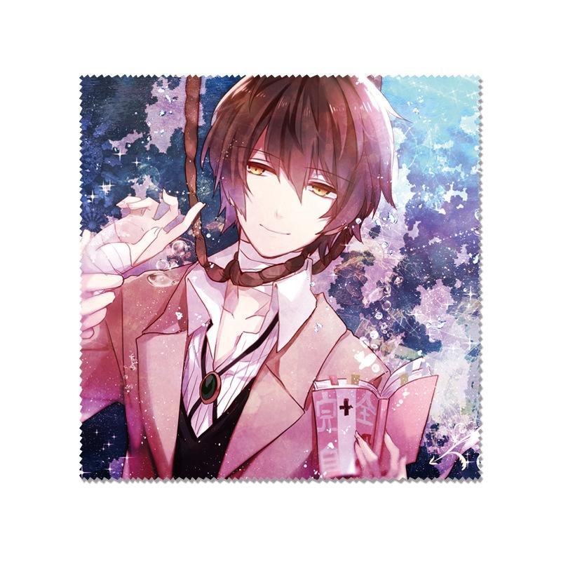 Khăn lau kính Bungou Stray Dogs Văn Hào Lưu Lạc ảnh đẹp in hình anime chibi quà tặng xinh xắn dễ thương
