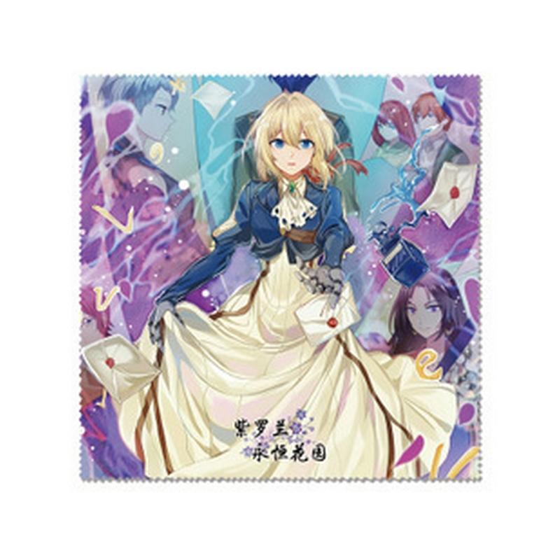 Khăn lau kính Violet Evergarden ảnh đẹp in hình anime chibi quà tặng xinh xắn dễ thương
