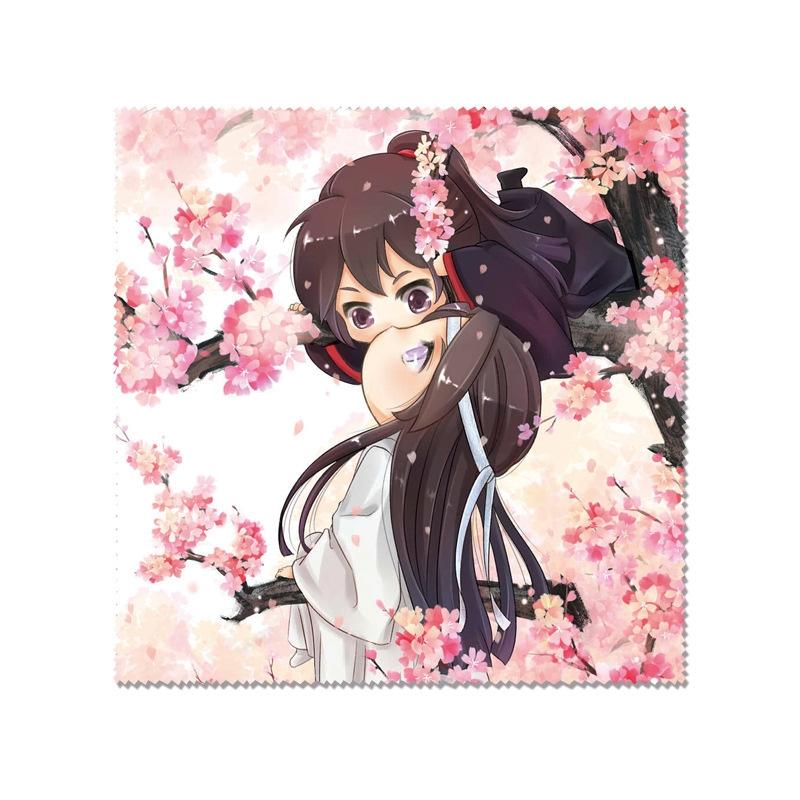 Khăn lau kính Ma Đạo Tổ Sư Lam Vong Cơ Ngụy Vô Tiện ảnh đẹp in hình anime chibi quà tặng xinh xắn dễ thương