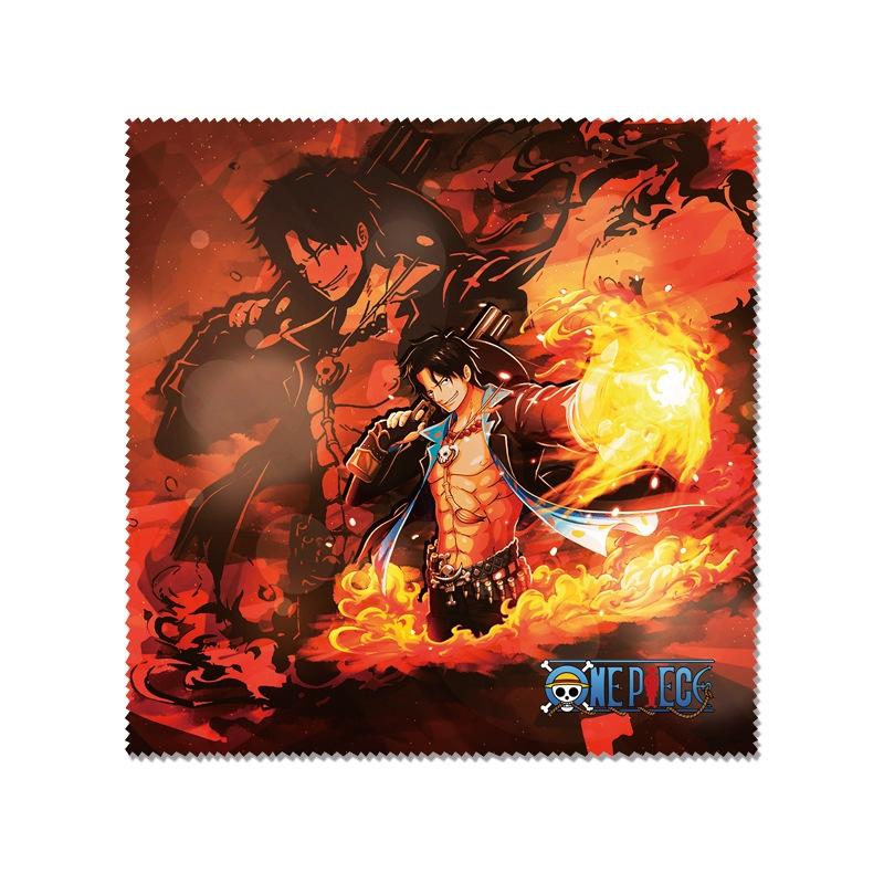 Khăn lau kính One Piece Đảo Hải Tặc Wano Quốc Luffy Ace ảnh đẹp in hình anime chibi quà tặng xinh xắn dễ thương