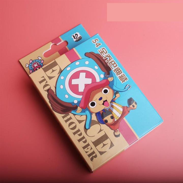 Bộ bài tú lơ khơ One Piece Chopper 54 ảnh khác nhau in hình anime manga
