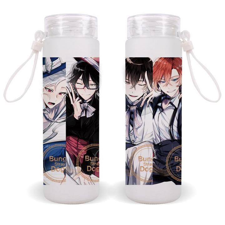 Bình nước Bungou Stray Dogs Văn hào lưu lạc in hình anime chibi
