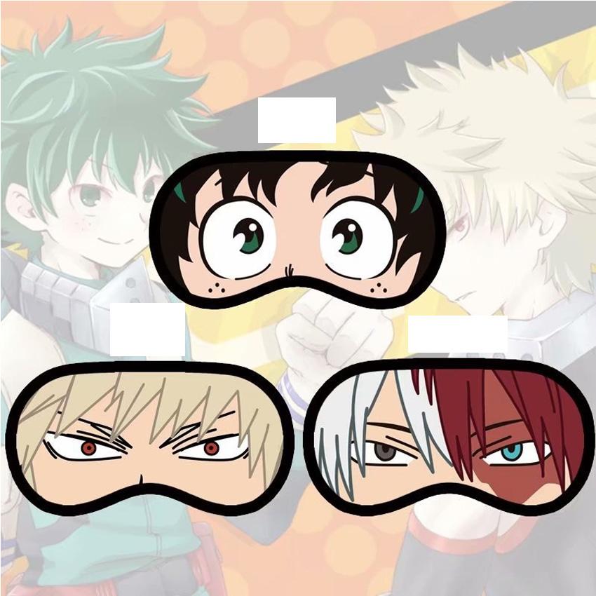 Bịt mắt Boku no Hero Academia Học viện anh hùng miếng che mắt ngủ in hình anime chibi