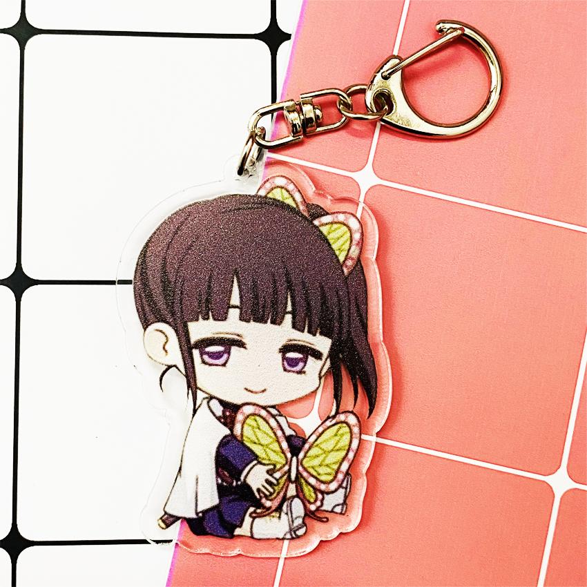 ( Mica trong 2 ) Móc khóa Kimetsu no Yaiba Thanh gươm diệt quỷ ver ngồi quà tặng xinh xắn dễ thương anime chibi