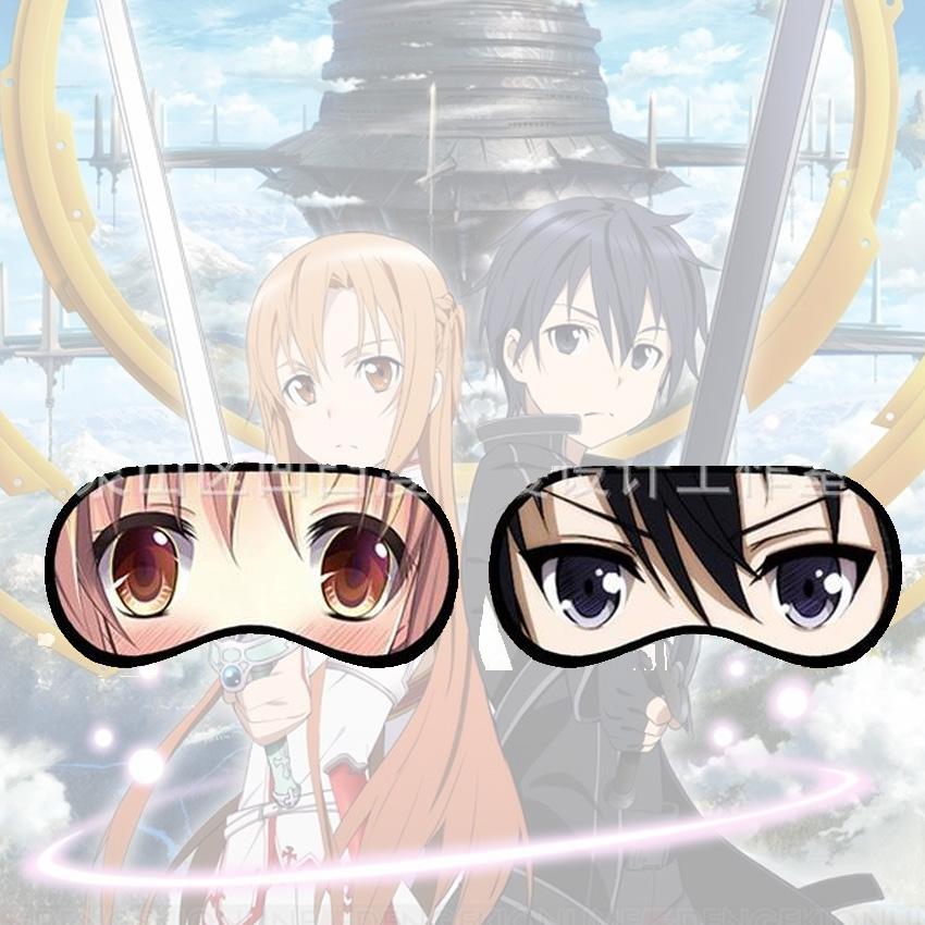 Bịt mắt Sword Art Online Đao Kiếm Thần Vực miếng che mắt ngủ in hình anime chibi