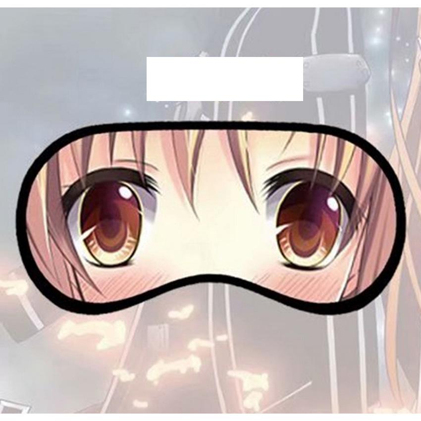Bịt mắt Sword Art Online Đao Kiếm Thần Vực miếng che mắt ngủ in hình anime chibi