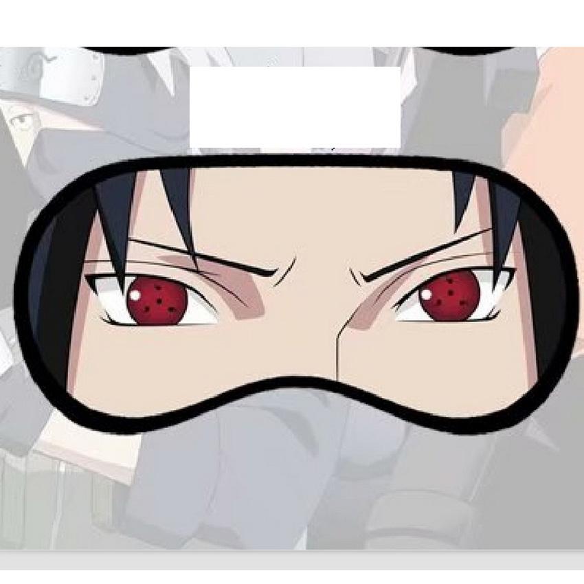 Bịt mắt Naruto Sasuke miếng che mắt ngủ in hình anime chibi