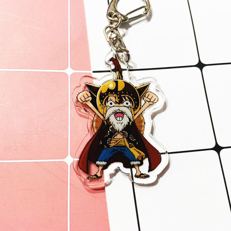 ( Mica trong acrylic ) Móc khóa One Piece Đảo hải tặc ver Dressrosa quà tặng xinh xắn dễ thương anime chibi