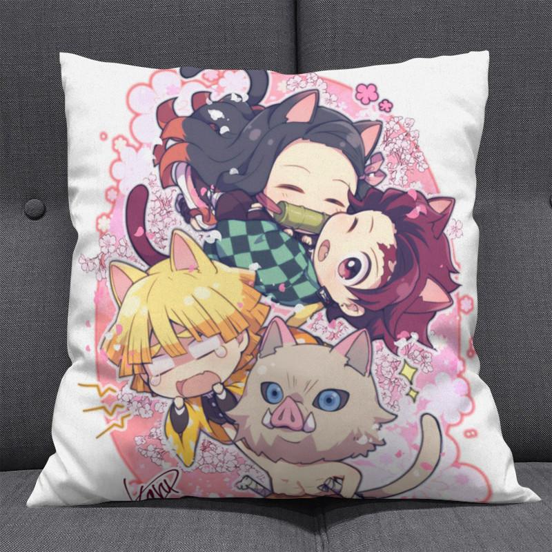 (Mẫu 2) Gối Kimetsu no Yaiba Thanh Gươm diệt quỷ gối ôm êm ái quà tặng xinh xắn dễ thương