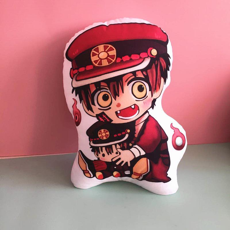 Móc khóa bông Jibaku Shounen Hanako-kun Ác quỷ trong nhà xí dạng gối in hình anime chibi quà tặng xinh xắn