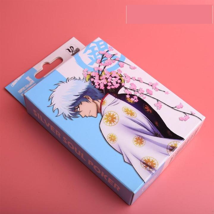 Bộ bài tú lơ khơ Gintama Linh Hồn Bạc 54 ảnh khác nhau in hình anime manga