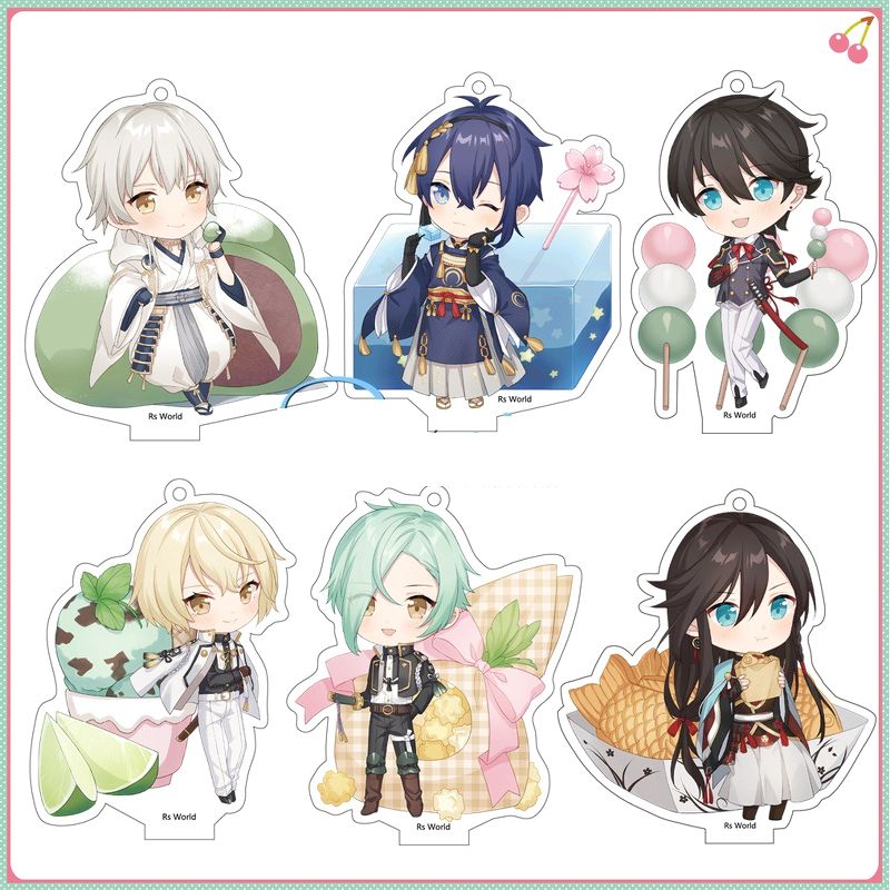 Artbook Touken Ranbu Kenran Zuroku offical ver chinese postcard bookmark