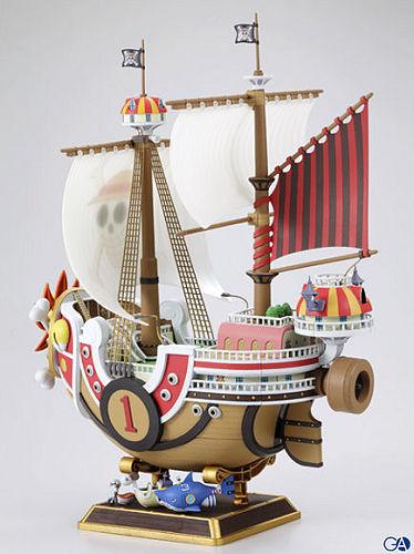 (28cm) Mô Hình Thuyền Tàu One Piece Luffy Thousand Sunny Mũ Rơm Loại Đẹp Anime chibi