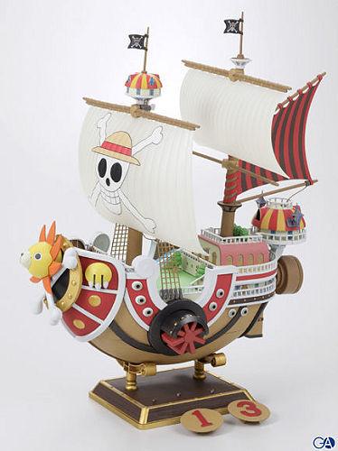 (28cm) Mô Hình Thuyền Tàu One Piece Luffy Thousand Sunny Mũ Rơm Loại Đẹp Anime chibi