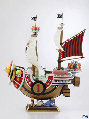(28cm) Mô Hình Thuyền Tàu One Piece Luffy Thousand Sunny Mũ Rơm Loại Đẹp Anime chibi