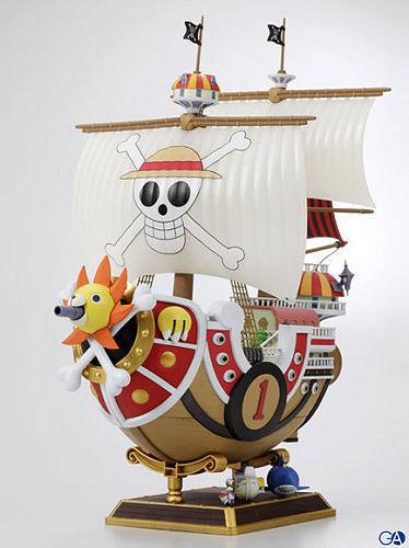 (28cm) Mô Hình Thuyền Tàu One Piece Luffy Thousand Sunny Mũ Rơm Loại Đẹp Anime chibi