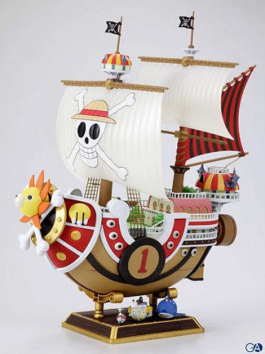 (28cm) Mô Hình Thuyền Tàu One Piece Luffy Thousand Sunny Mũ Rơm Loại Đẹp Anime chibi