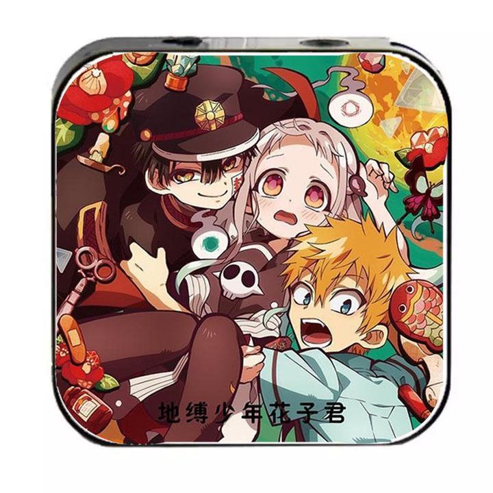 Máy nghe nhạc Jibaku Shounen Hanako-kun Ác quỷ trong nhà xí cầm tay mini tặng tai nghe cắm dây có mic và dây sạc mp3 anime chibi
