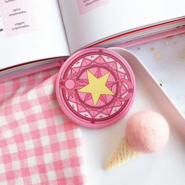 Gương Sakura Cardcaptor Thủ Lĩnh Thẻ Bài anime chibi gương bỏ túi cầm tay 2 mặt quà tặng dễ thương xinh xắn