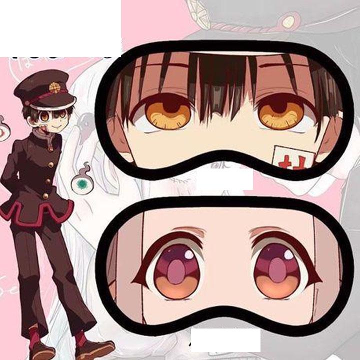 Bịt mắt Jibaku Shounen Hanako-kun miếng che mắt ngủ in hình anime chibi