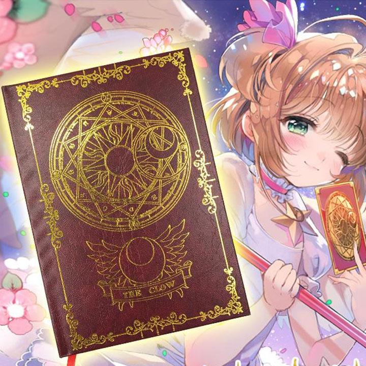 (150) Sổ tay Sakura anime bìa cứng kẻ ngang ghi chép ghi chú dụng cụ học tập học sinh
