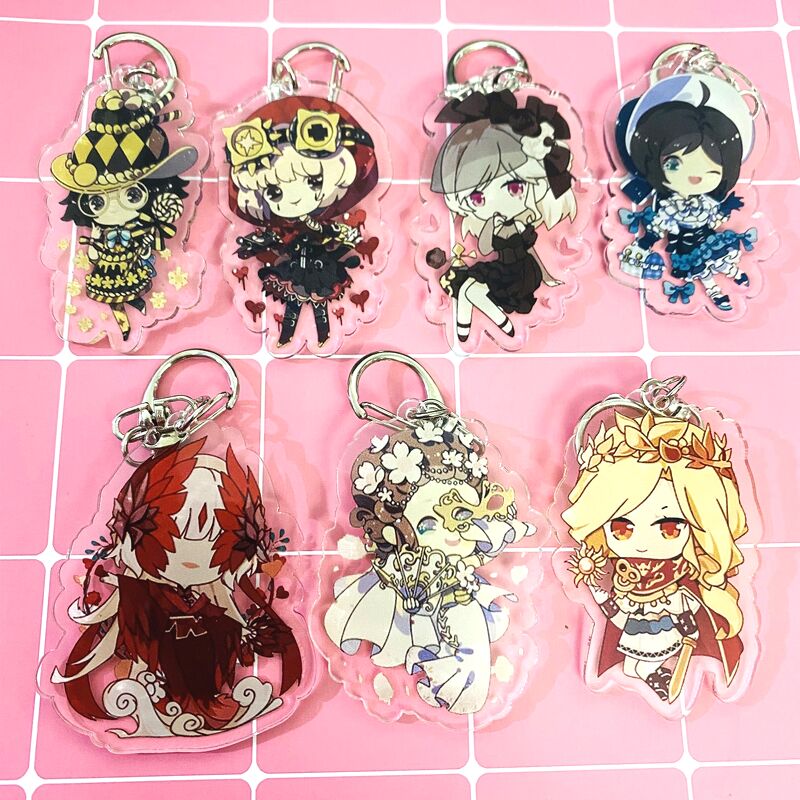 ( Mica trong acrylic ) Móc khóa anime Identity V Nhân cách thứ năm ver1 chibi anime