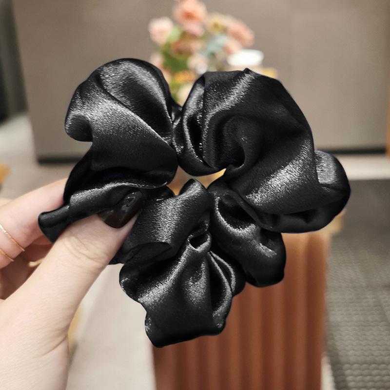 ( phi bóng ) Cột tóc vải SCRUNCHIES buộc tóc vải trơn bóng nhiều màu loại đẹp hot trend