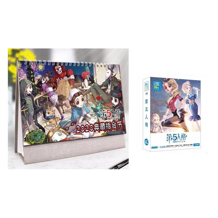 (M43) Combo 2 món anime IDENTITY V Nhân Cách Thứ Năm gồm quyển lịch kèm hộp ảnh lomo