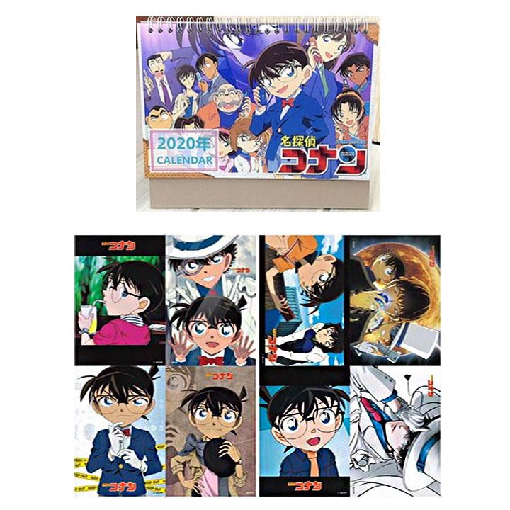(M28) Combo 2 món anime CONAN gồm quyển lịch kèm poster A3 8 tấm