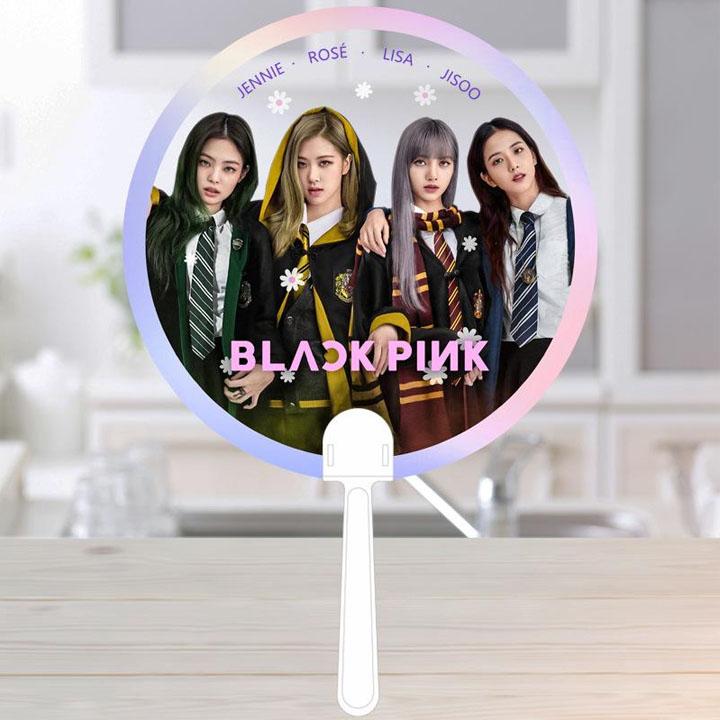 ( mẫu mới ) Quạt trong Blackpink cầm tay tiện lợi đi học đi chơi