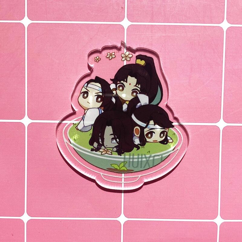 Miếng nhựa trang trí Lam Vong Cơ Ngụy Vô Tiện Kobayashi quà tặng anime xinh xắn dễ thương